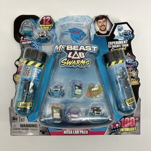 Mr Beast Lab SWARMS MEGA LAB PACK - 12 Micro Beasts Open Box Read Description